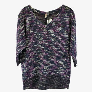 New! Kut from the Kloth Marquis v neck sweater purple size small